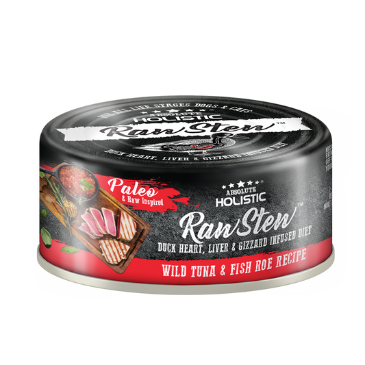 Absolute Holistic Raw Stew Tuna and Fish Roe Cat Wet Food 80G