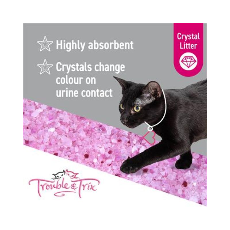 Trouble and Trix AntiBac Crystal Cat Litter features 2