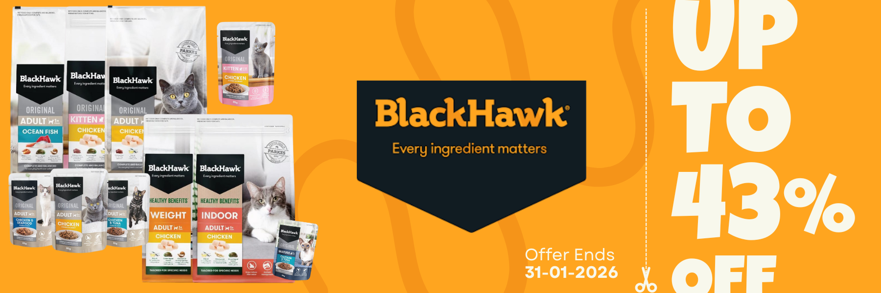 black hawk cat food hub banner