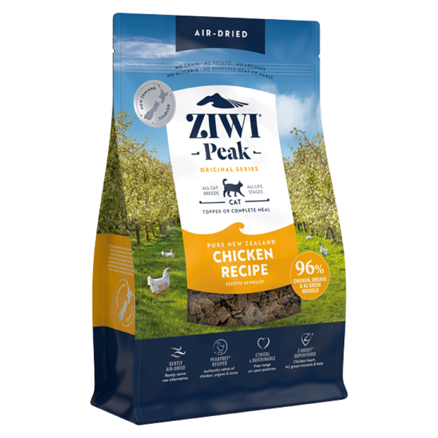 ziwi peak air dried grain free chicken dry cat food 1kg