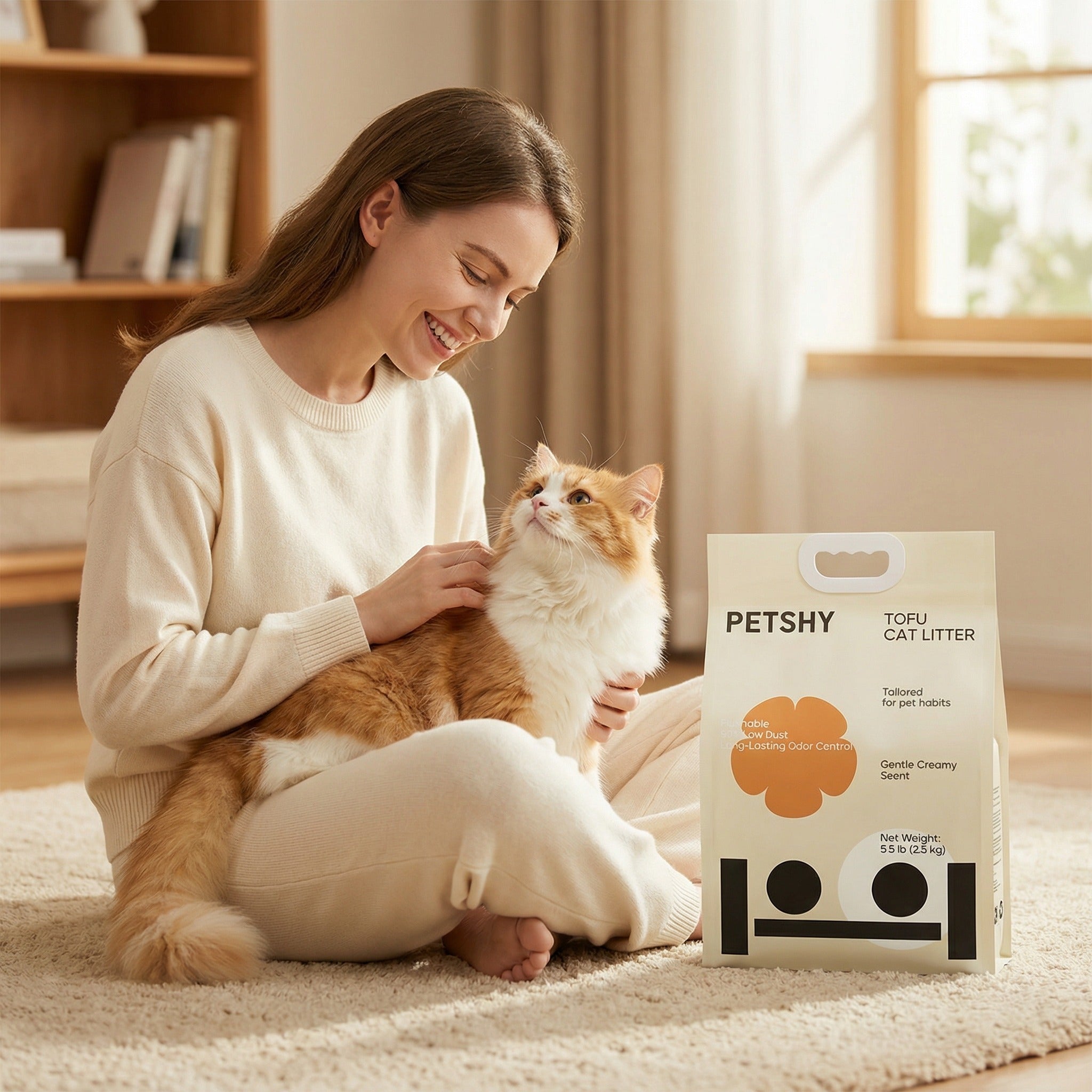 PETSHY Original Tofu Cat Litter 2.5KG