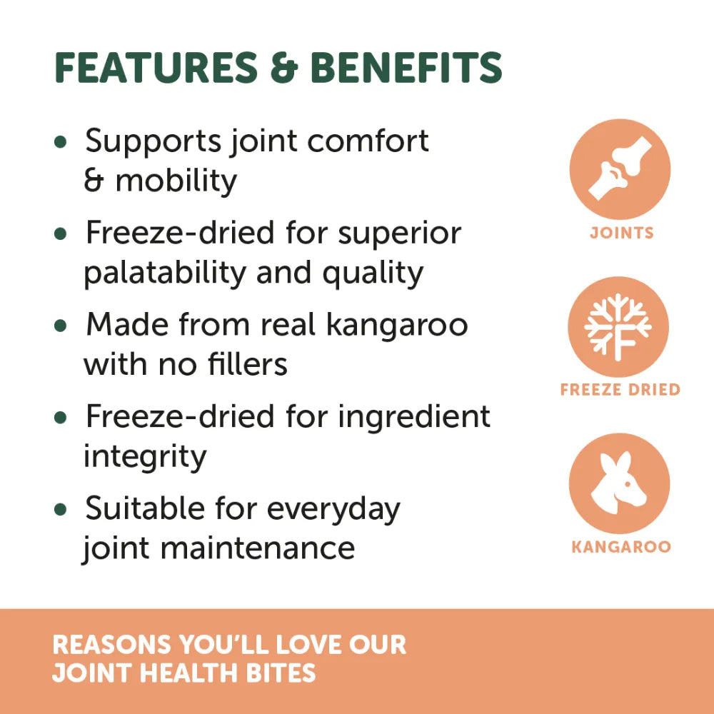 NATURAL ANIMAL SOLUTIONS Freeze- Dried Joint and Ligament Bites 150 Chews