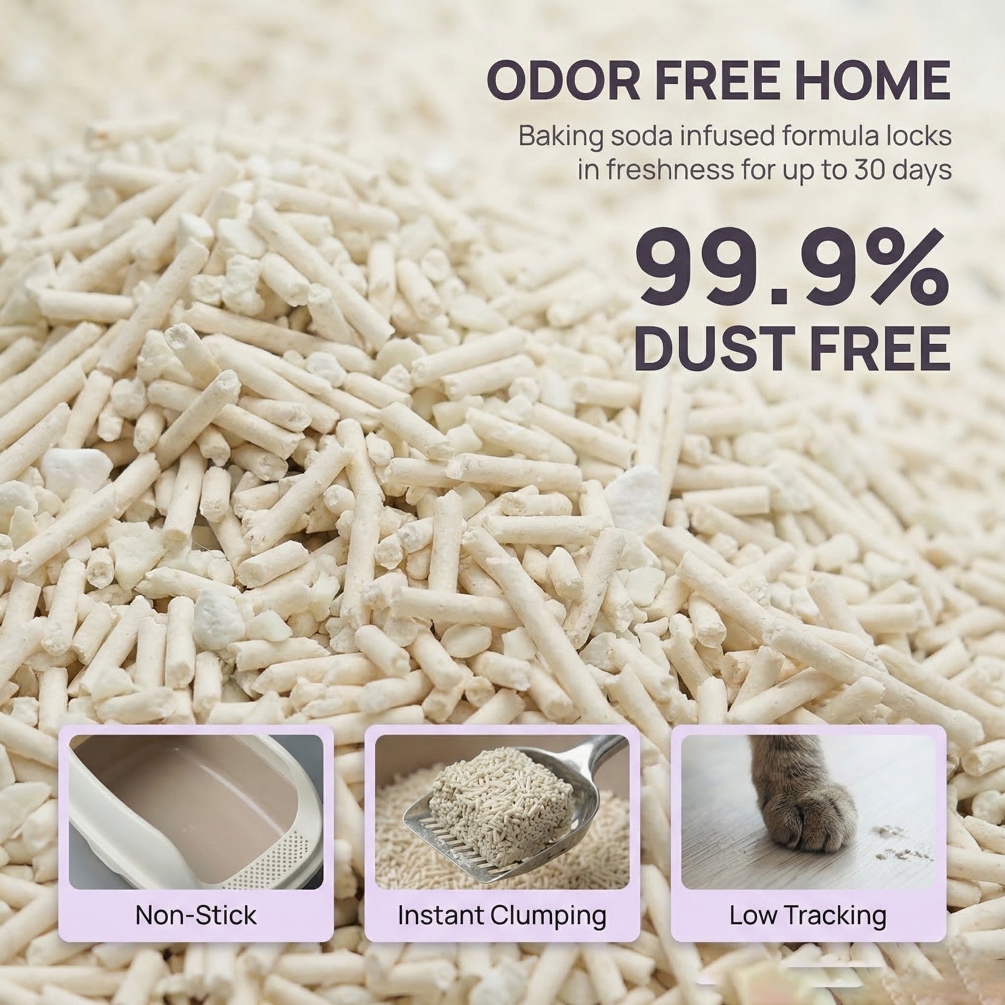 PETSHY Cassava Mixed Tofu Cat Litter 2.5KG