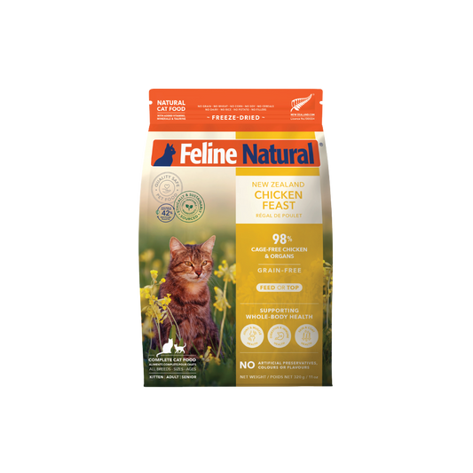 FELINE NATURAL Chicken Freeze Dried Cat Food 320G