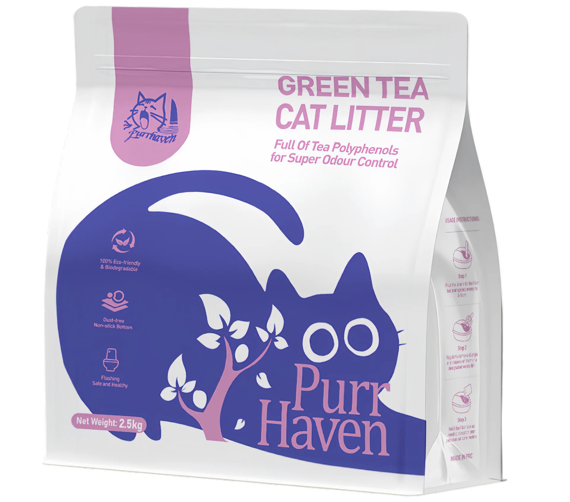 PURRHAVEN Green Tea Natural Cat Litter