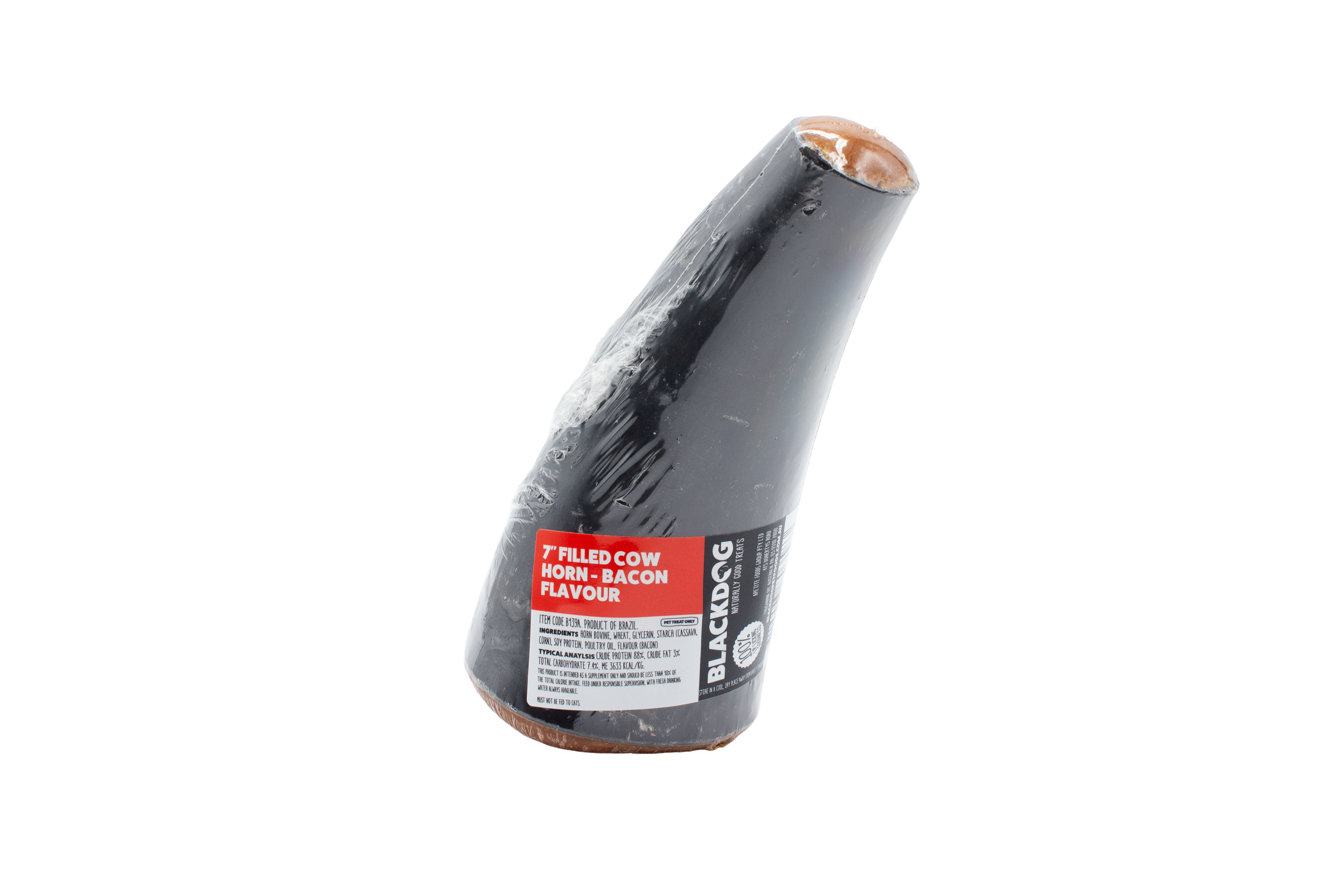 Blackdog Filled Cow Horn Bacon