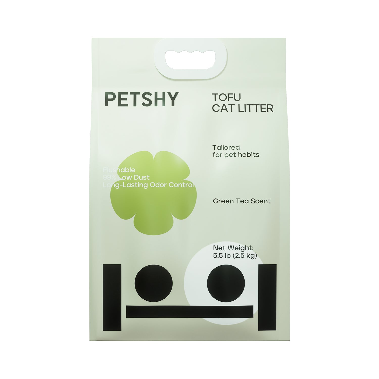 PETSHY Green Tea Tofu Cat Litter 2.5KG