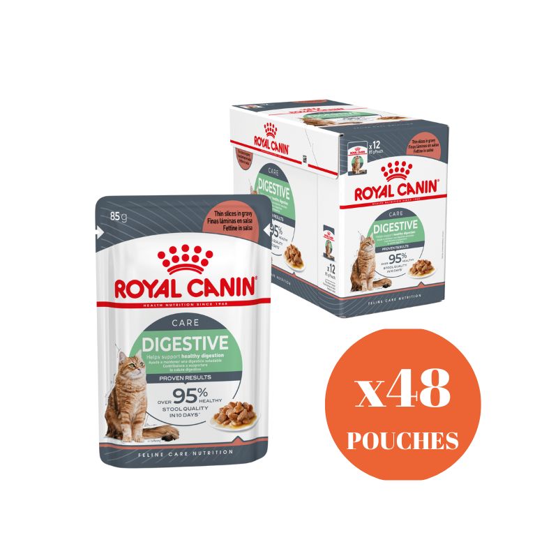 ROYAL CANIN Digest Sensitive Gravy Wet Cat Food Pouches
