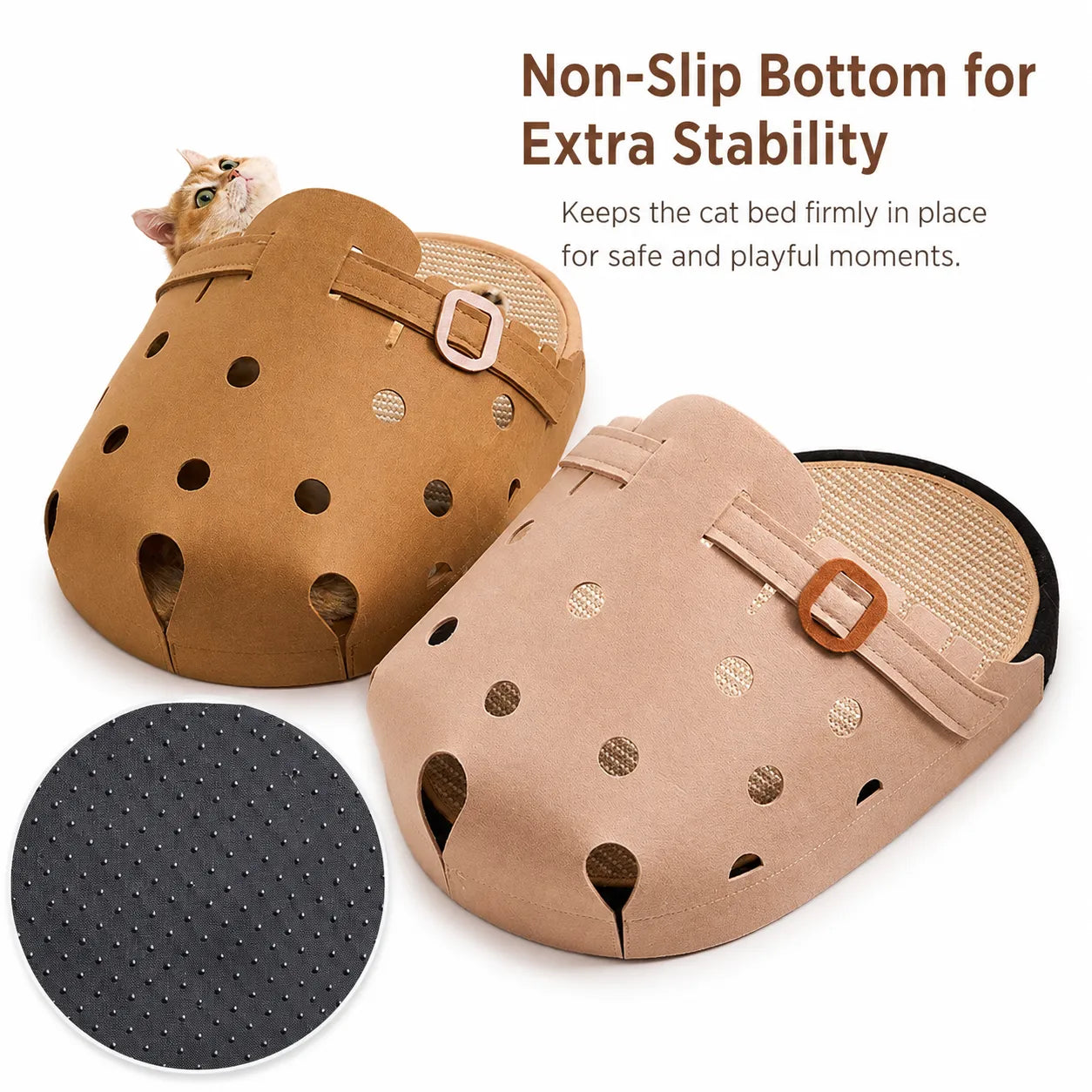 ADS PET Giant Clog Slipper Cat Bed & Scratcher