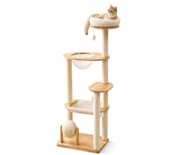 ADS PET W4 Multi-Level Wooden Cat Tree