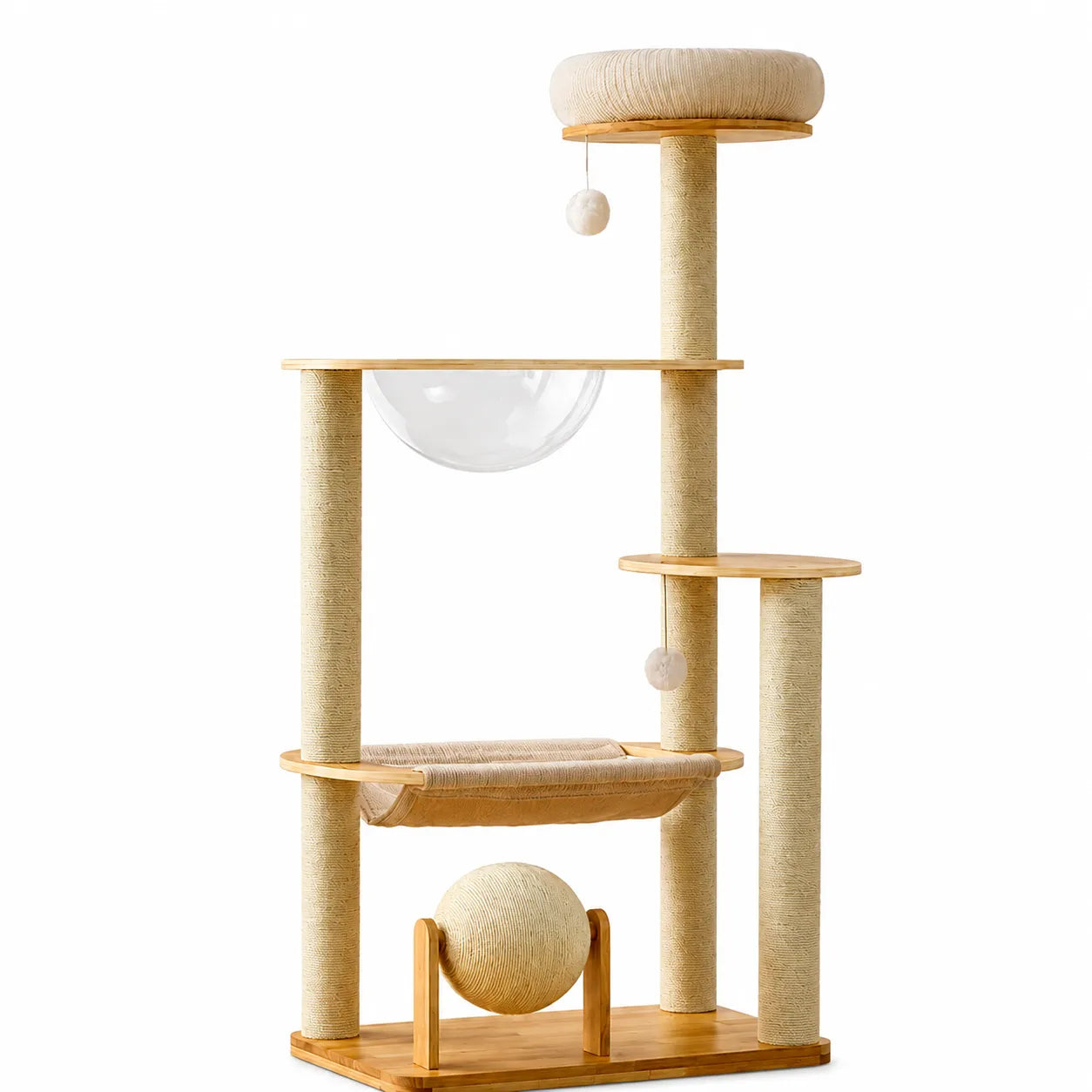 ADS PET W4 Multi-Level Wooden Cat Tree