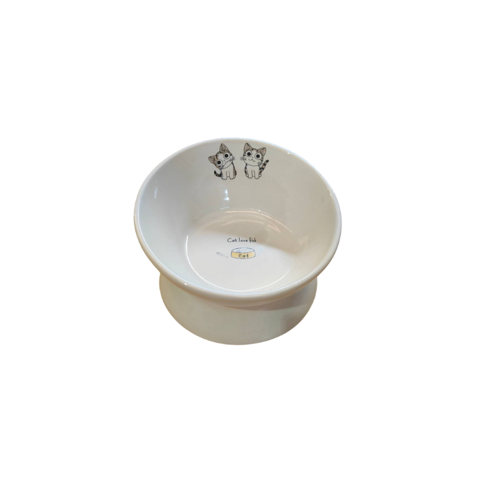 ADS Pet Ceramic Raised Cat Bowl