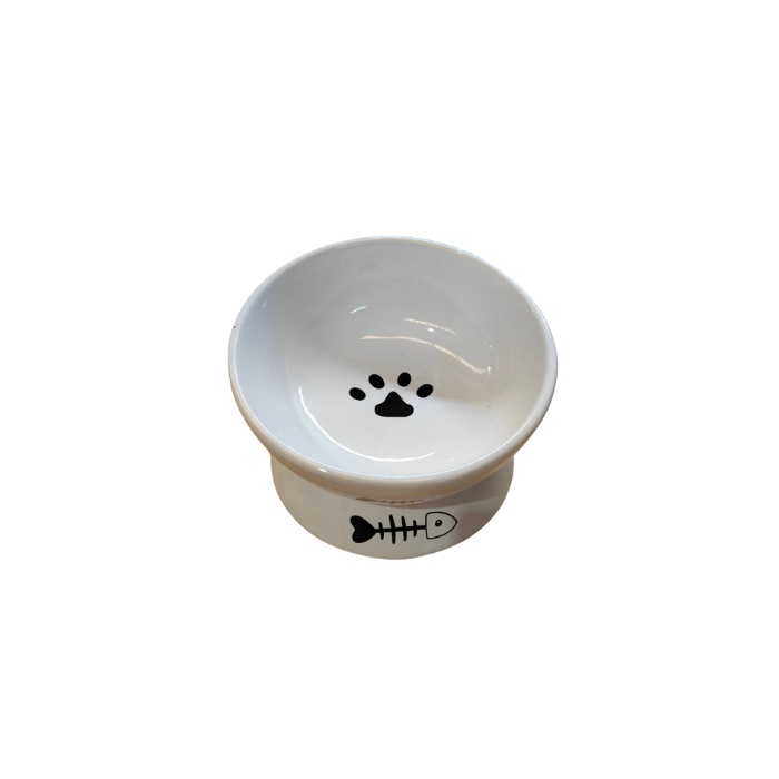 ADS Pet Ceramic Raised Cat Bowl