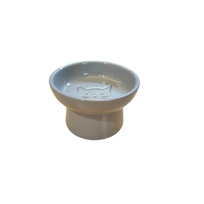 ADS Pet MIni Color Ceramic Raised Cat Bowl