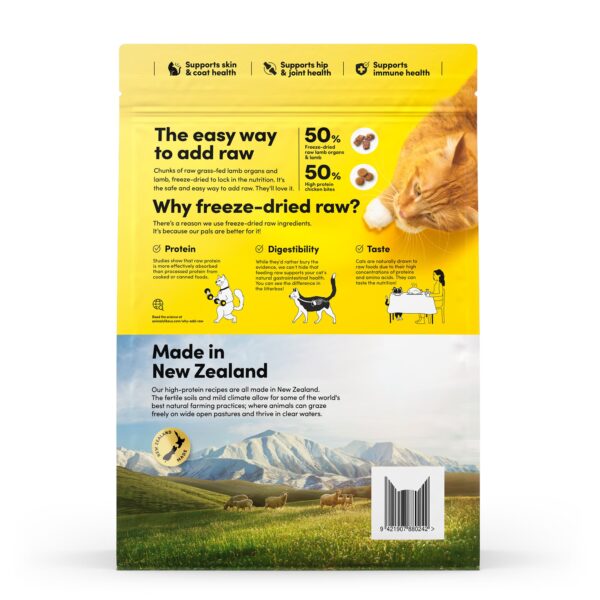 Animals Like Us Cat RawMix50 with Lamb and Chicken 1.36KG back