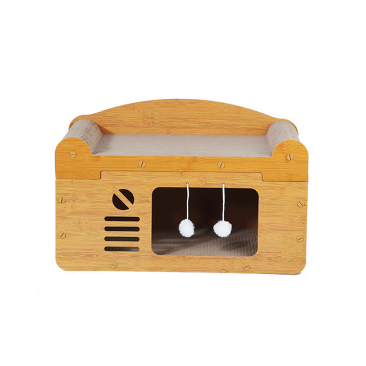 BELOVED PET Cat Scratcher Cardboard Sofa House - 56x30x30cm