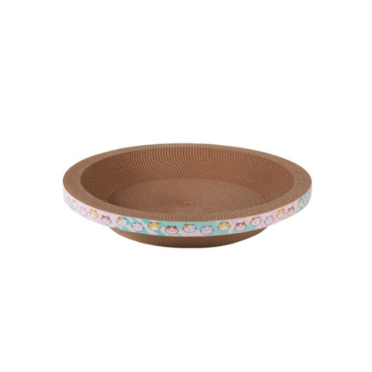 BELOVED PET Cat Scratcher Cardboard Round Bowl Lounge Sofa