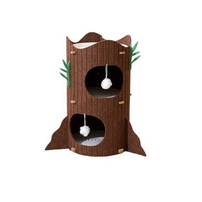 ADS Pet Tree Stump Cat Climbing Tower