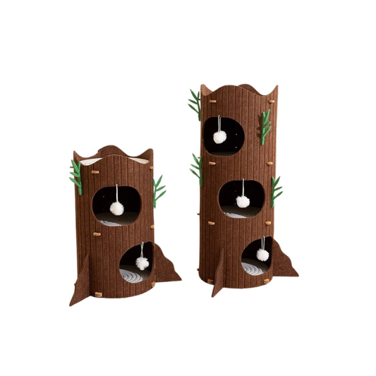 ADS Pet Tree Stump Cat Climbing Tower