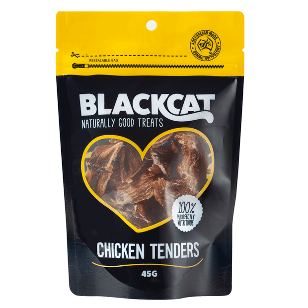 BLACKCat Cat Treats Chicken Tenders 45G