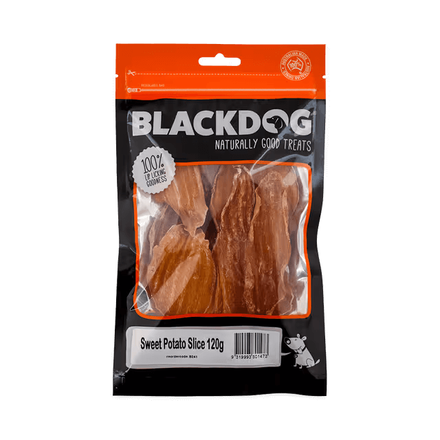 BLACKDOG Dog Treats Sweet Potato Slice 120g