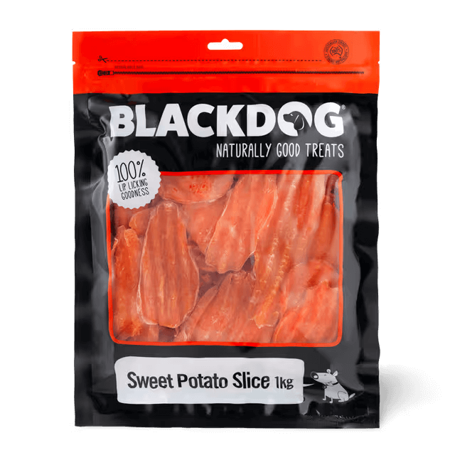 BLACKDOG Dog Treats Sweet Potato Slice 1kg