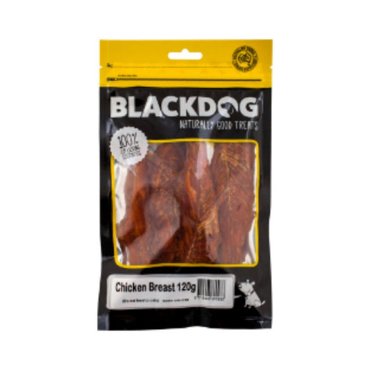 BLACKDOG Dog Treats Chicken Breast Fillets 120G