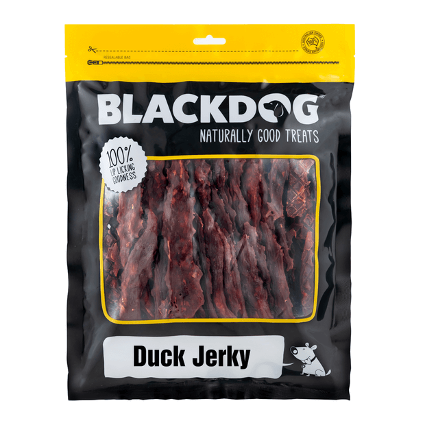 BLACKDOG Dog Treats Duck Jerky 1kg