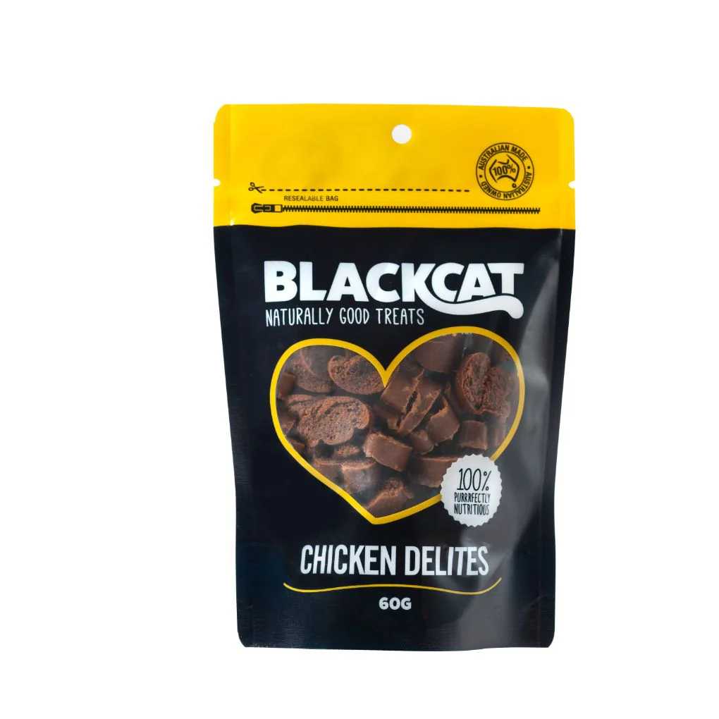 BlackCat Chicken Delites Cat Treats 60G