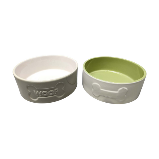 Beloved Pet Ceramic Dog Bowl Large 2000ML