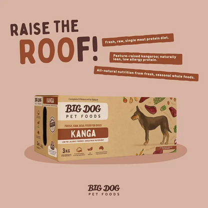 Big Dog Barf Kanga Raw Dog Food 3KG
