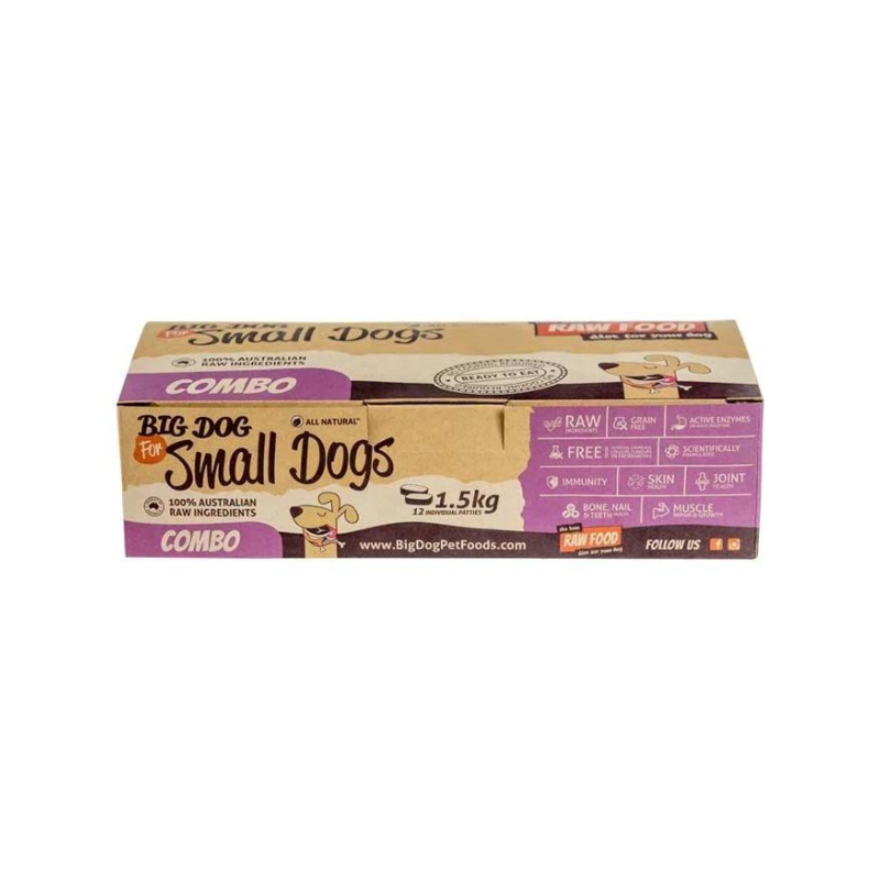 Big Dog Barf Small Dogs Combo Raw Dog Food 1.5KG