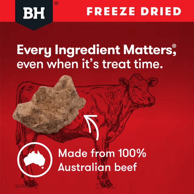 Black Hawk Freeze Dried Beef Liver Dog Treats 50G made from australian beef