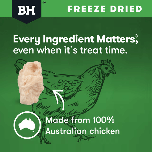 Black Hawk Freeze Dried Chicken Breast Dog Treats 40G made from australian chicken
