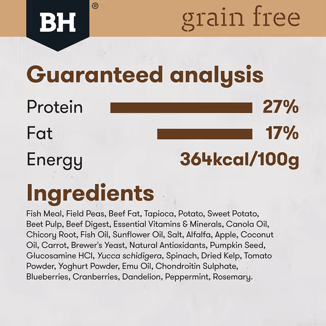 Black Hawk Grain Free Dry Dog Food Puppy Wild Caught Ocean Fish
