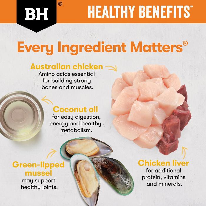 Black Hawk Healthy Benefits Chicken Weight Adult Dry Cat Food 4KG ingredients benefits