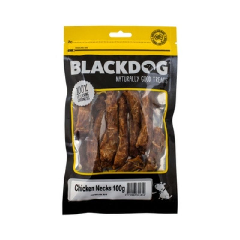 BLACKDOG Dog Treats Chicken Necks 100G