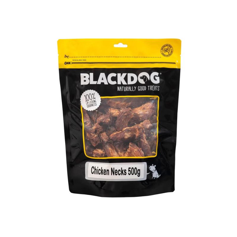 BLACKDOG Dog Treats Chicken Necks 500G