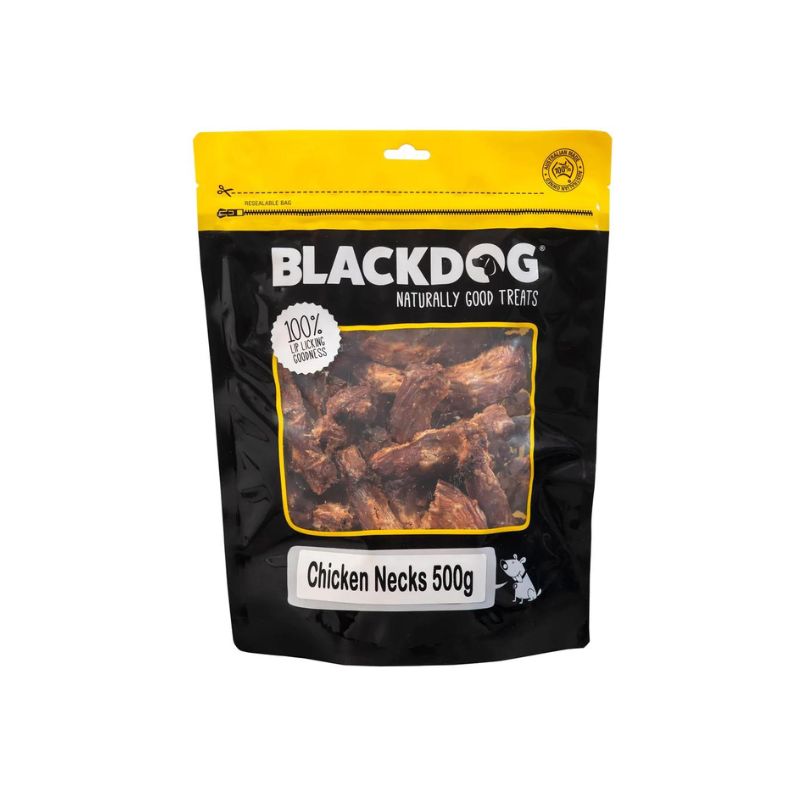 BLACKDOG Dog Treats Chicken Necks 500g