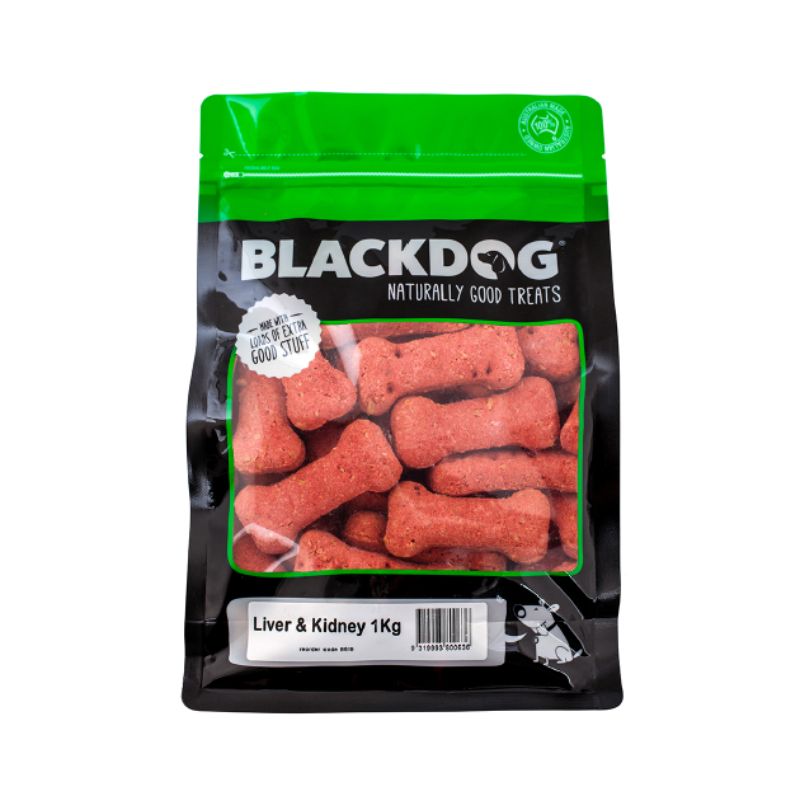 BLACKDOG Dog Treats Premium Biscuits Liver & Kidney 1KG
