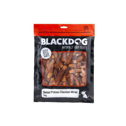 BLACKDOG Dog Treats Sweet Potato & Chicken Wrap 1KG