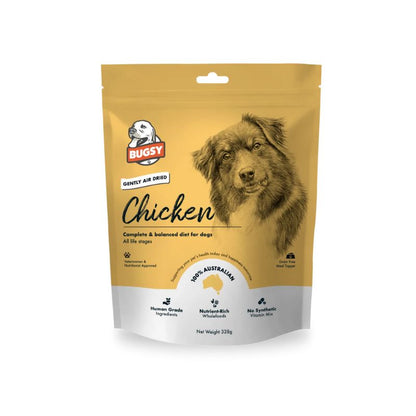 BUGSY'S Premium Air-Dried Raw Dry Dog Food Chicken 1.1KG