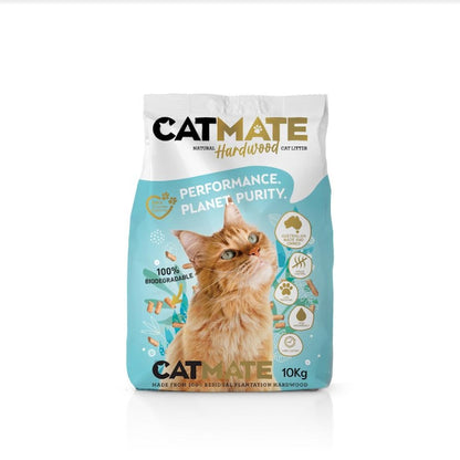 CATMATE Hardwood Cat Litter 10KG
