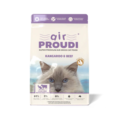 PROUDI Kangaroo & Beef Air Dried Cat Food