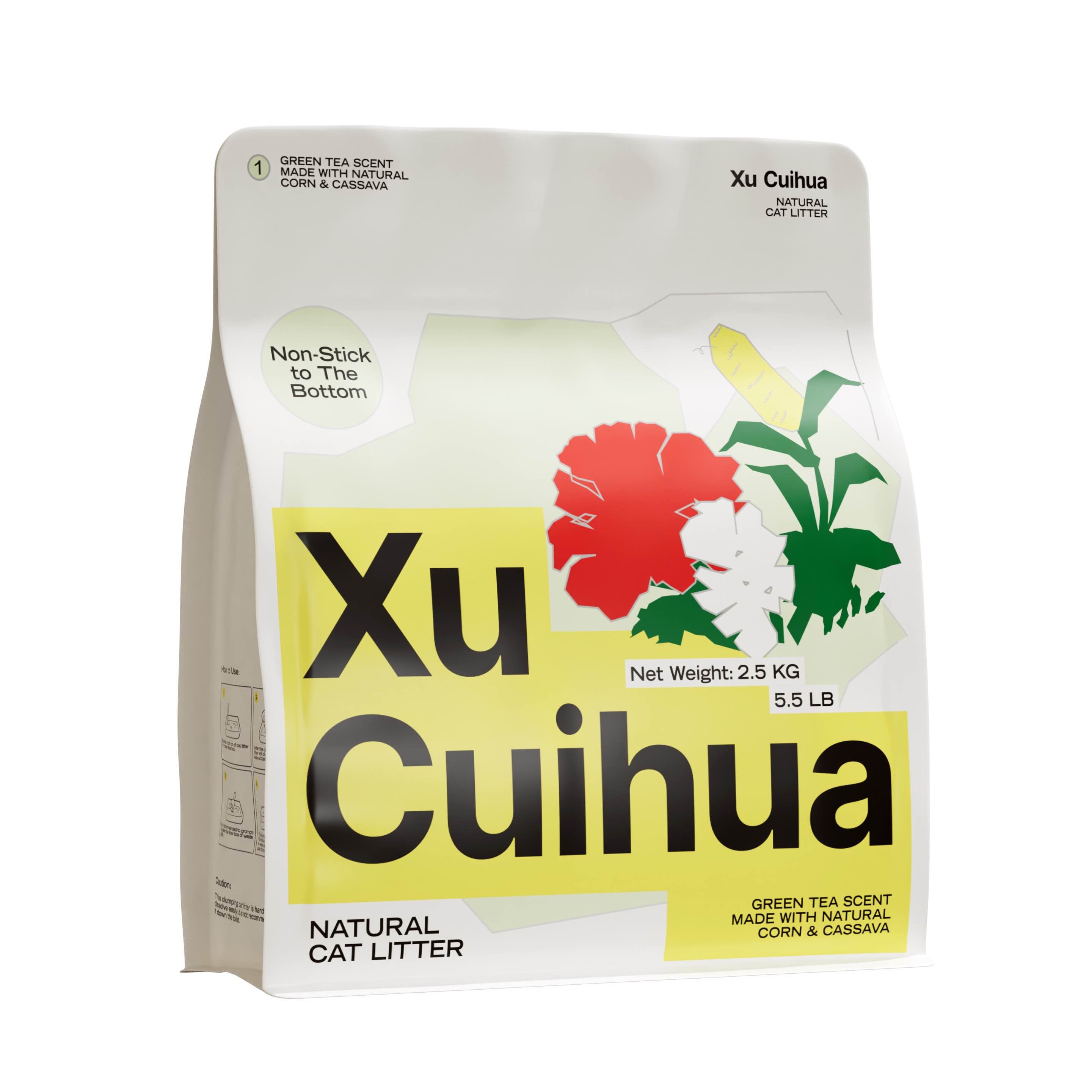 Cuihua Xu Plant Natural Cat Litter Green Tea