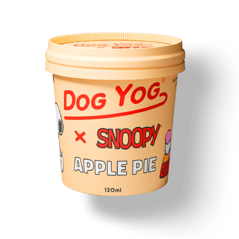 DOG YOG x Snoopy Apple Pie Yog Cultured ICE CREAM - for Dog 120G