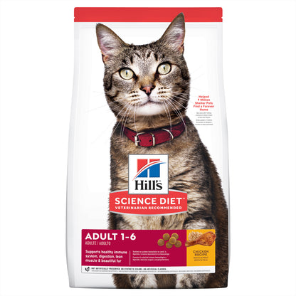 Hill's Science Diet Adult Dry Cat Food 10KG