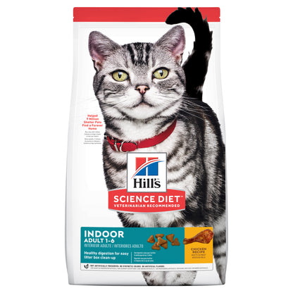 Hills Science Diet Adult Indoor Dry Cat Food Chicken 4KG