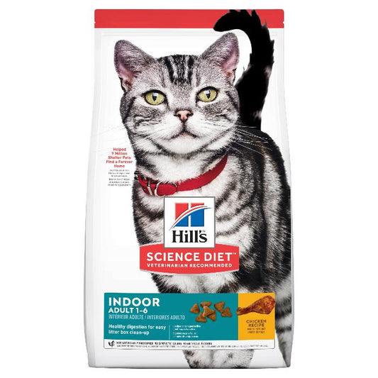 Hills Science Diet Adult Indoor Dry Cat Food Chicken 