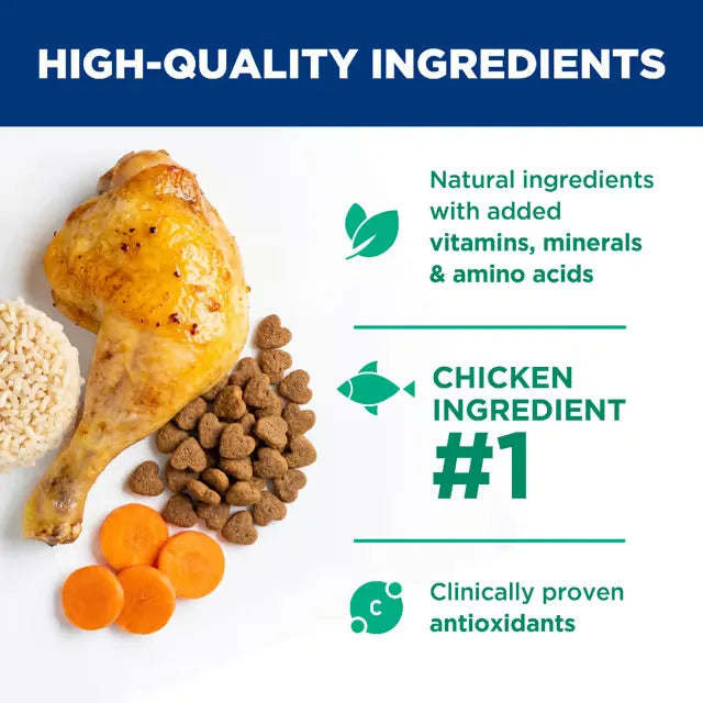 Hills Science Diet Perfect Weight Adult Dog Food high quality ingredient display